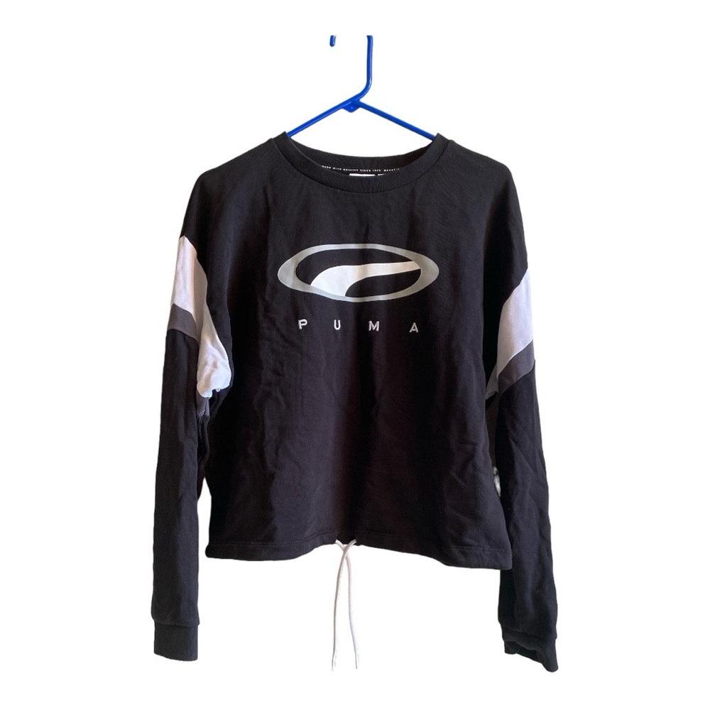 Puma Cropped Sweatshirt Size Medium